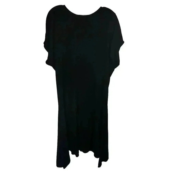 Zara Women’s Black Flare Hem Minimalist Oversized Dress Small‎ - Picture 1 of 6